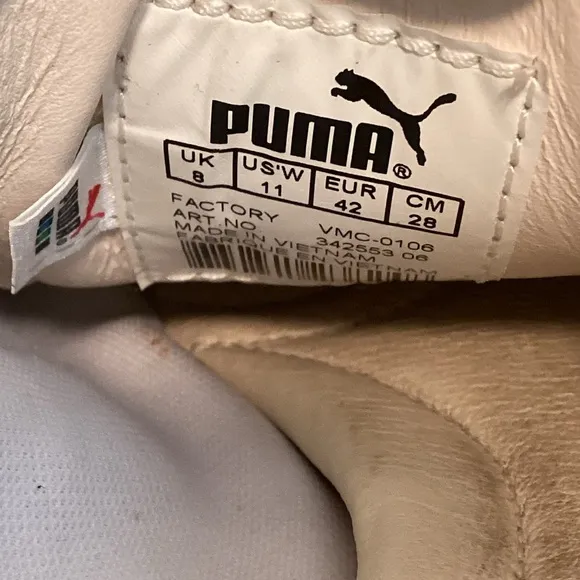 Puma Nuala 2000s Y2K Vintage Archive Leather Lime Women’s Sz 11 Sneaker‎ Shoes