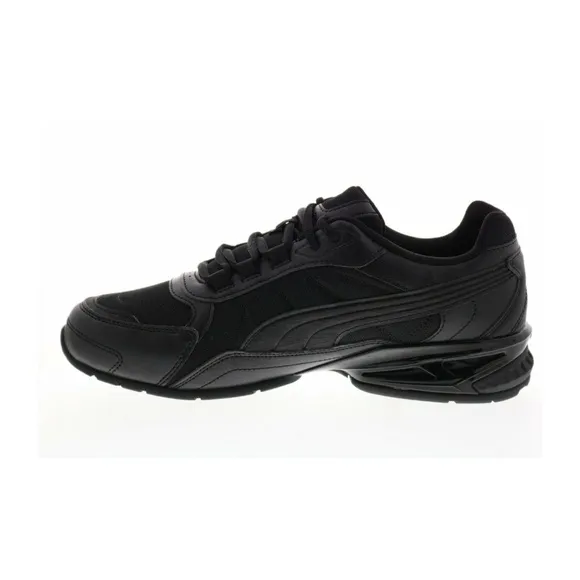 Puma Respin Low Top Mens Athletic Trainers Shoes Black 374891-04 NEW Sz 11.5