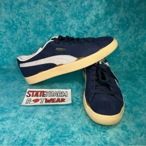 Puma Suede Classic Low Top Navy Blue  Men’s Retro Shoes Sneakers Size 10