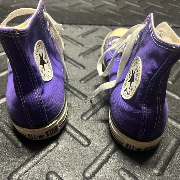 Purple High top converses