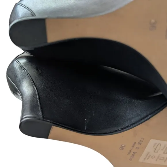 Rag &amp; Bone Eclipse Black Leather Wedge Chelsea Boot.. Size 36, US 6