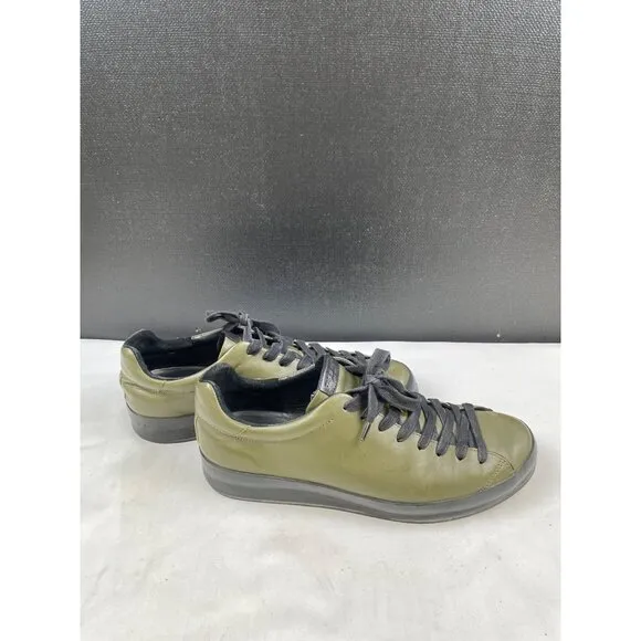 Rag &amp; Bone Men's Green Leather Shoes/ Low top Sneakers Size 10 SKU 4730