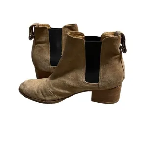 Rag &amp; Bone Women’s Beige Brown Suede Walker Ankle Boots Camel Size 39 Nubuck 8