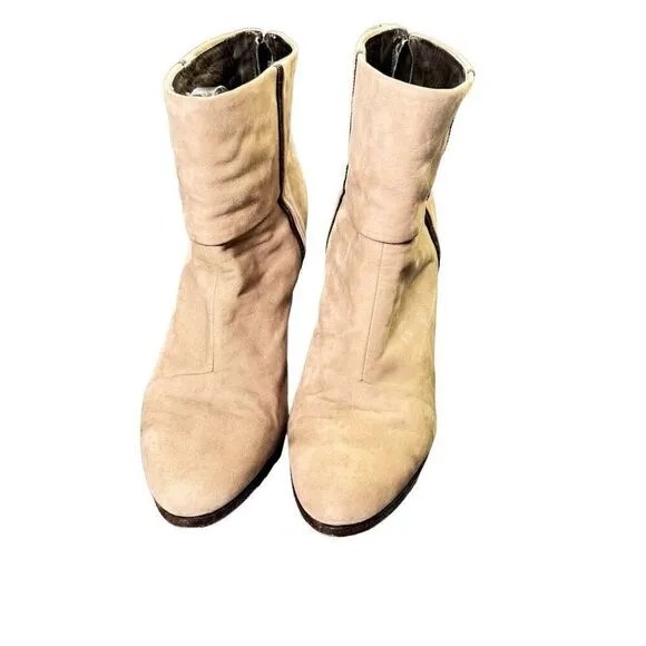 Rag &amp; Bone Women's Newbury Heeled Ankle Boots Tan Size Size 41 / US 11
