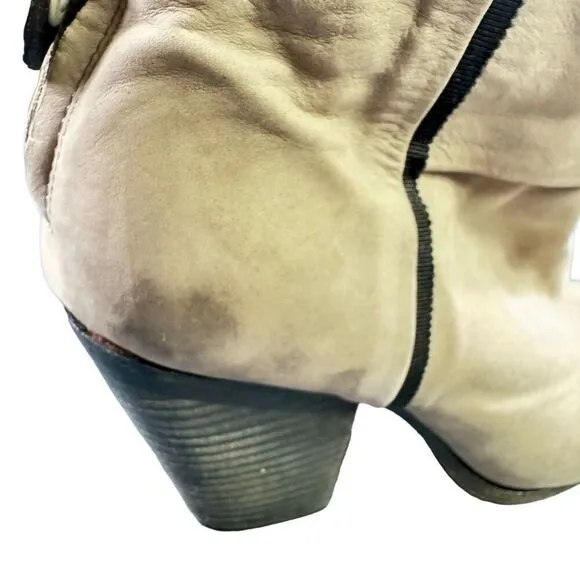 Rag &amp; Bone Women's Newbury Heeled Ankle Boots Tan Size Size 41 / US 11