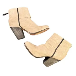 Rag &amp; Bone Women's Newbury Heeled Ankle Boots Tan Size Size 41 / US 11