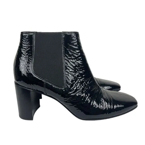 Rag &amp; Bone Aslen Patent Leather Ankle Boots