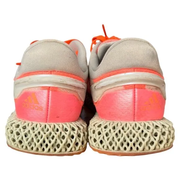 Rare ADIDAS 4D RUN 1.0 RUNNIG TRAINERS - US size 12 CORAL PINK - FW6838