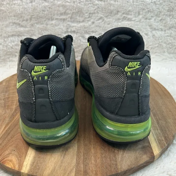 Rare Mens Size 12 Nike Air Max 95 Dynamic Flywire Black Green 599300-072 2013