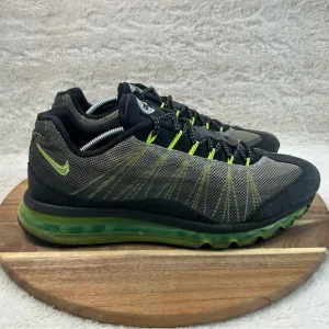 Rare Mens Size 12 Nike Air Max 95 Dynamic Flywire Black Green 599300-072 2013