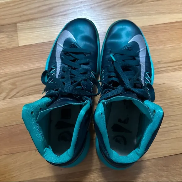 Rare Nike Hyperdunk 2012 Atomic Teal Men’s 9 Mid Top Basketball Shoes