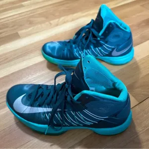 Rare Nike Hyperdunk 2012 Atomic Teal Men’s 9 Mid Top Basketball Shoes