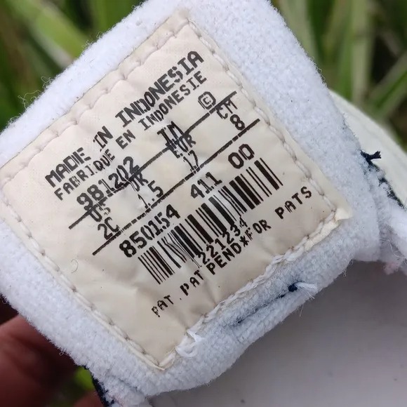Rare Vintage 90s Nike Baby Hermosa Canvas Size 2C #850154-411 Shoes