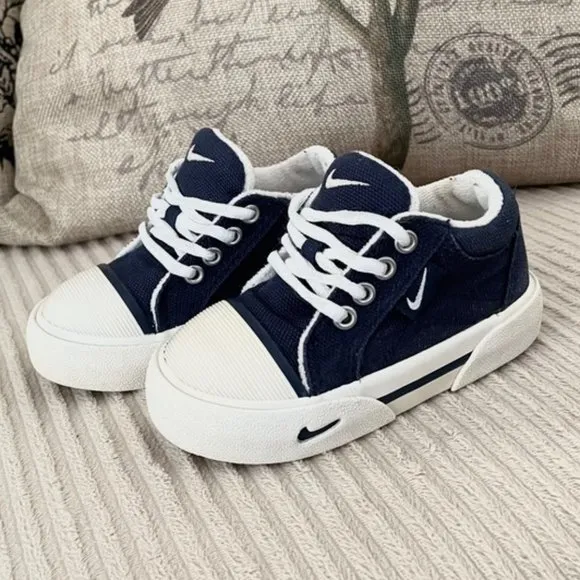 Rare Vintage 90s Nike Baby Hermosa Canvas Size 2C #850154-411 Shoes