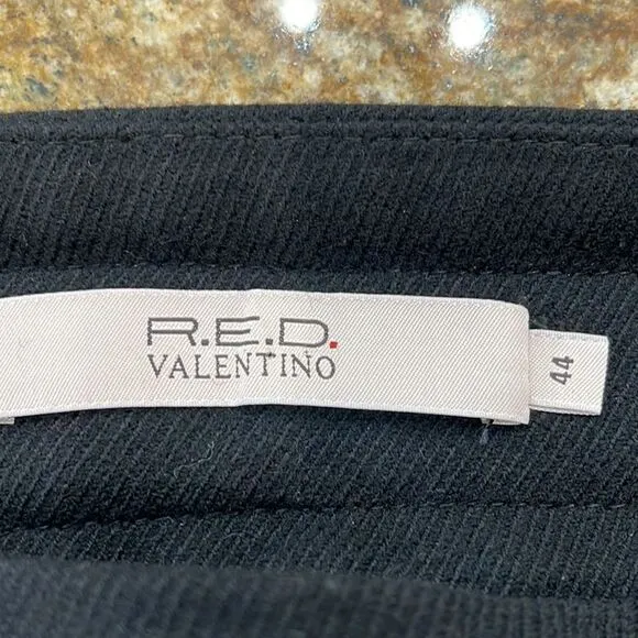 RED Valentino Wool-Blend Pencil Skirt