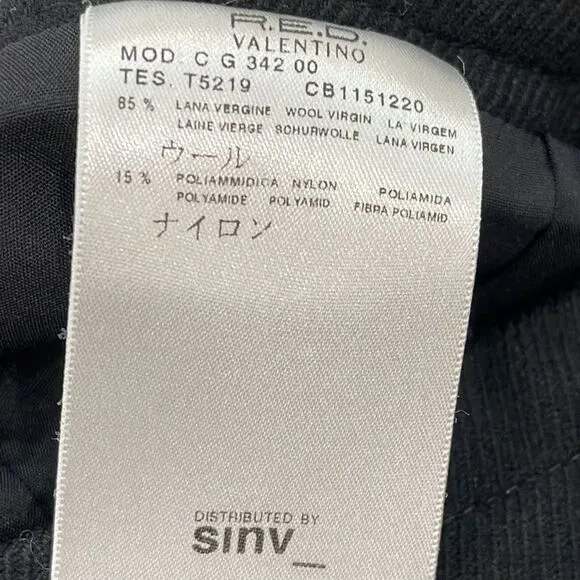 RED Valentino Wool-Blend Pencil Skirt