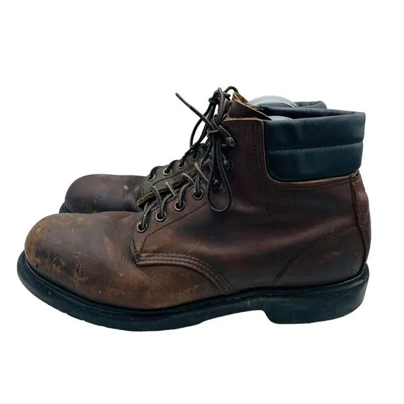 Red Wing 2245 Men's Boots, Size 10.5 D Brown Leather, Steel Toe