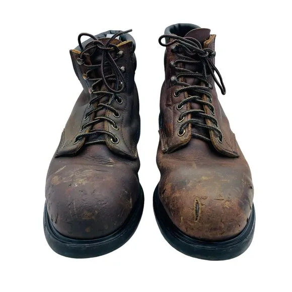 Red Wing 2245 Men's Boots, Size 10.5 D Brown Leather, Steel Toe