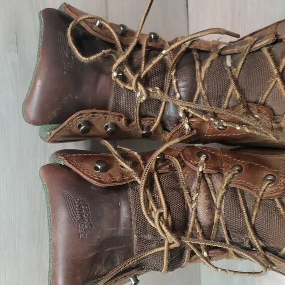Red Wings Mens 954 High Top Leather VintageWork Soft toe boots shoes sz 12 E2 EH