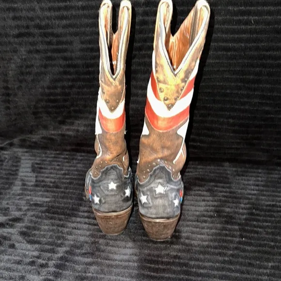 Redneck Riviera Freedom Cowgirl Women’s Western Boots Size 7.5 America Snip Toe