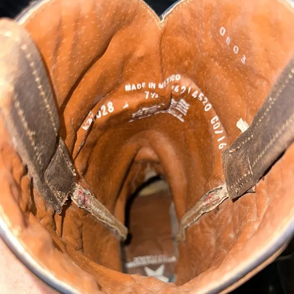 Redneck Riviera Freedom Cowgirl Women’s Western Boots Size 7.5 America Snip Toe