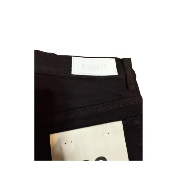 Re/Done 70s High Rise Straight-Leg Jeans 👖 - Black 🖤 | Size 30 | NWT ✨