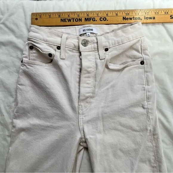 Redone 70’s Stove Pipe jeans‎ White size 24