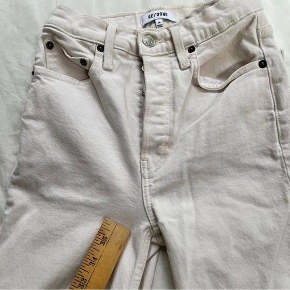 Redone 70’s Stove Pipe jeans‎ White size 24