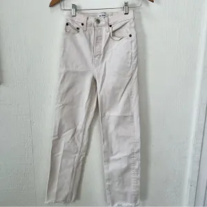 Redone 70’s Stove Pipe jeans‎ White size 24
