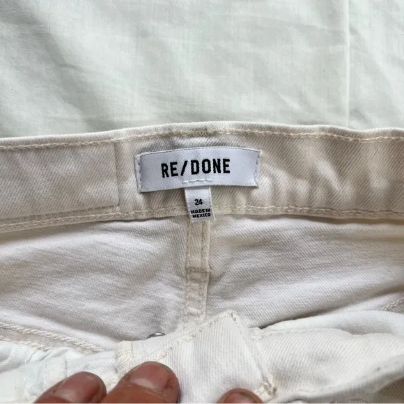 Redone 70’s Stove Pipe jeans‎ White size 24