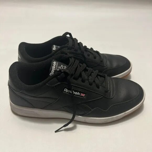 Reebok Black &quot;Club Memt&quot; Classic Tennis Shoes