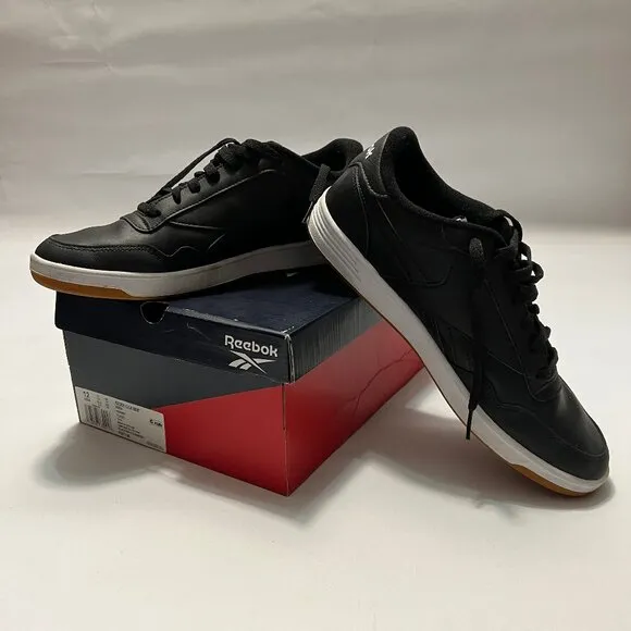 Reebok Black &quot;Club Memt&quot; Classic Tennis Shoes