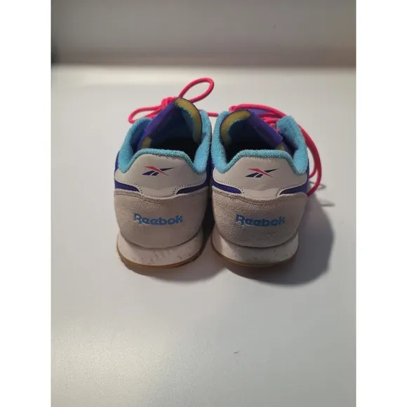 Reebok CL Classic Purple Gray Shoes -male Size 6.5 (DV7454) concept sample 003