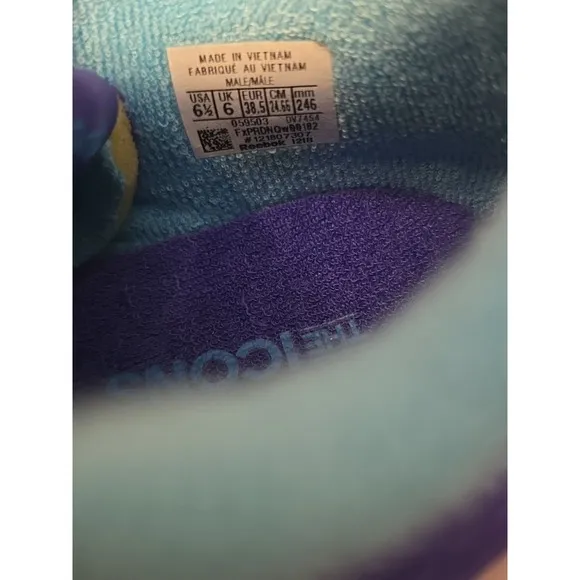 Reebok CL Classic Purple Gray Shoes -male Size 6.5 (DV7454) concept sample 003