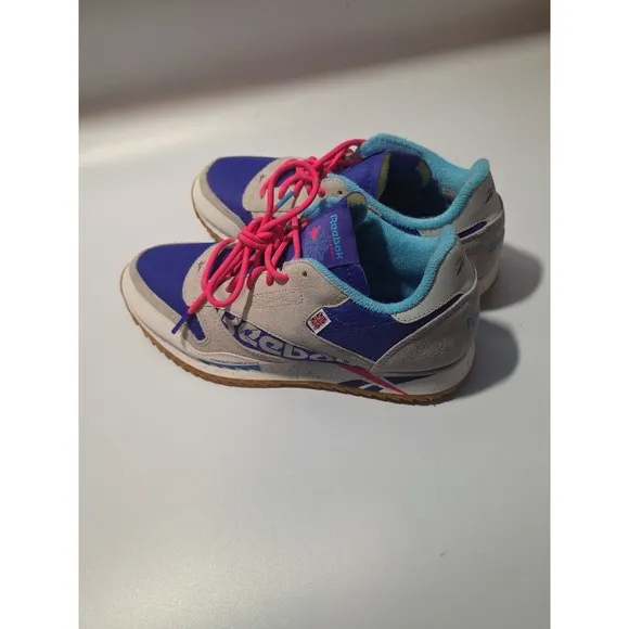 Reebok CL Classic Purple Gray Shoes -male Size 6.5 (DV7454) concept sample 003