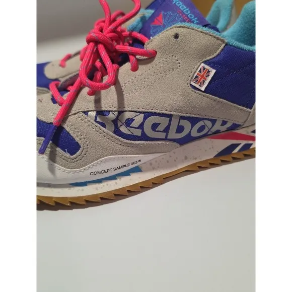 Reebok CL Classic Purple Gray Shoes -male Size 6.5 (DV7454) concept sample 003