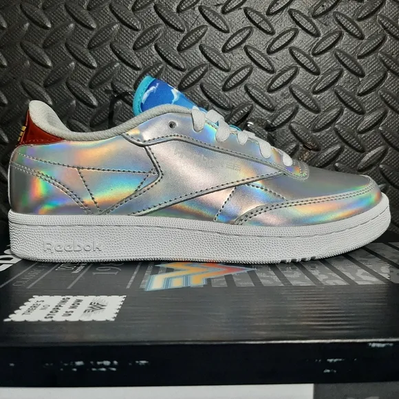 Reebok Classic Club C 85 &quot;Wonder Woman 1984&quot; VHS Size 4
