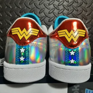 Reebok Classic Club C 85 &quot;Wonder Woman 1984&quot; VHS Size 4
