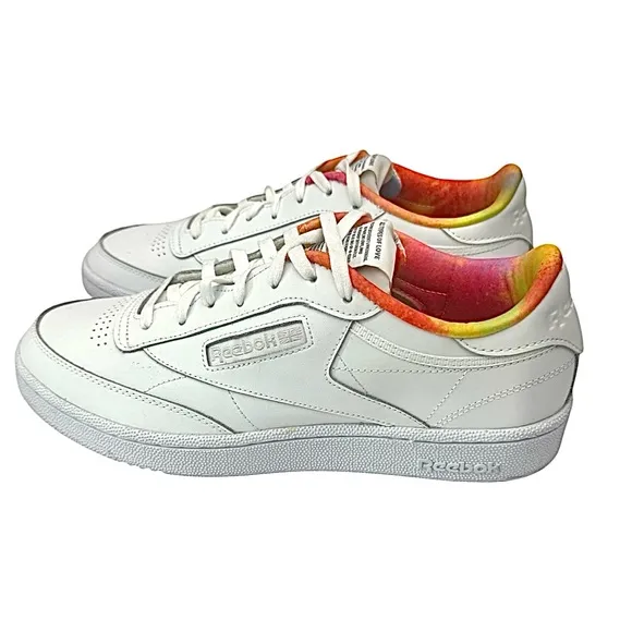 Reebok Classic Harman Run S Men's Size 11 Rainbow White FX4771 Rare Pre-Owned