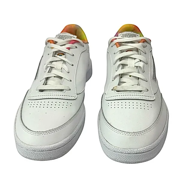 Reebok Classic Harman Run S Men's Size 11 Rainbow White FX4771 Rare Pre-Owned
