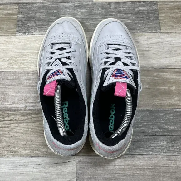 Reebok Club C 85 Rad Gray Imported Classic Athletic Shoes Men’s Size US 8.5