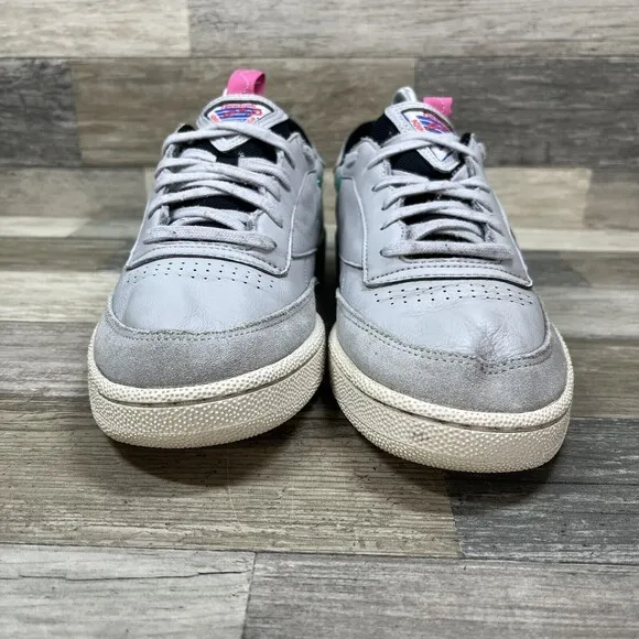 Reebok Club C 85 Rad Gray Imported Classic Athletic Shoes Men’s Size US 8.5