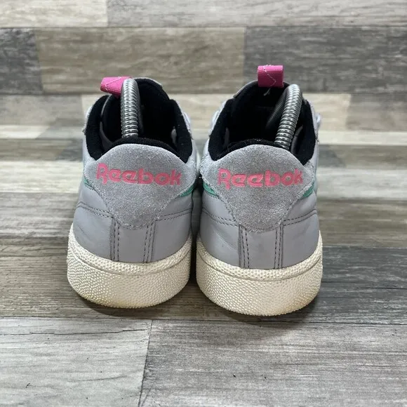 Reebok Club C 85 Rad Gray Imported Classic Athletic Shoes Men’s Size US 8.5