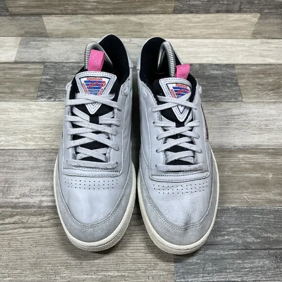 Reebok Club C 85 Rad Gray Imported Classic Athletic Shoes Men’s Size US 8.5