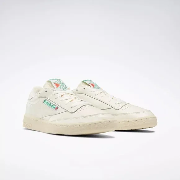 Reebok Club C 85 Vintage Low Mens Tennis Shoes White DV6434 NEW Multi Sz