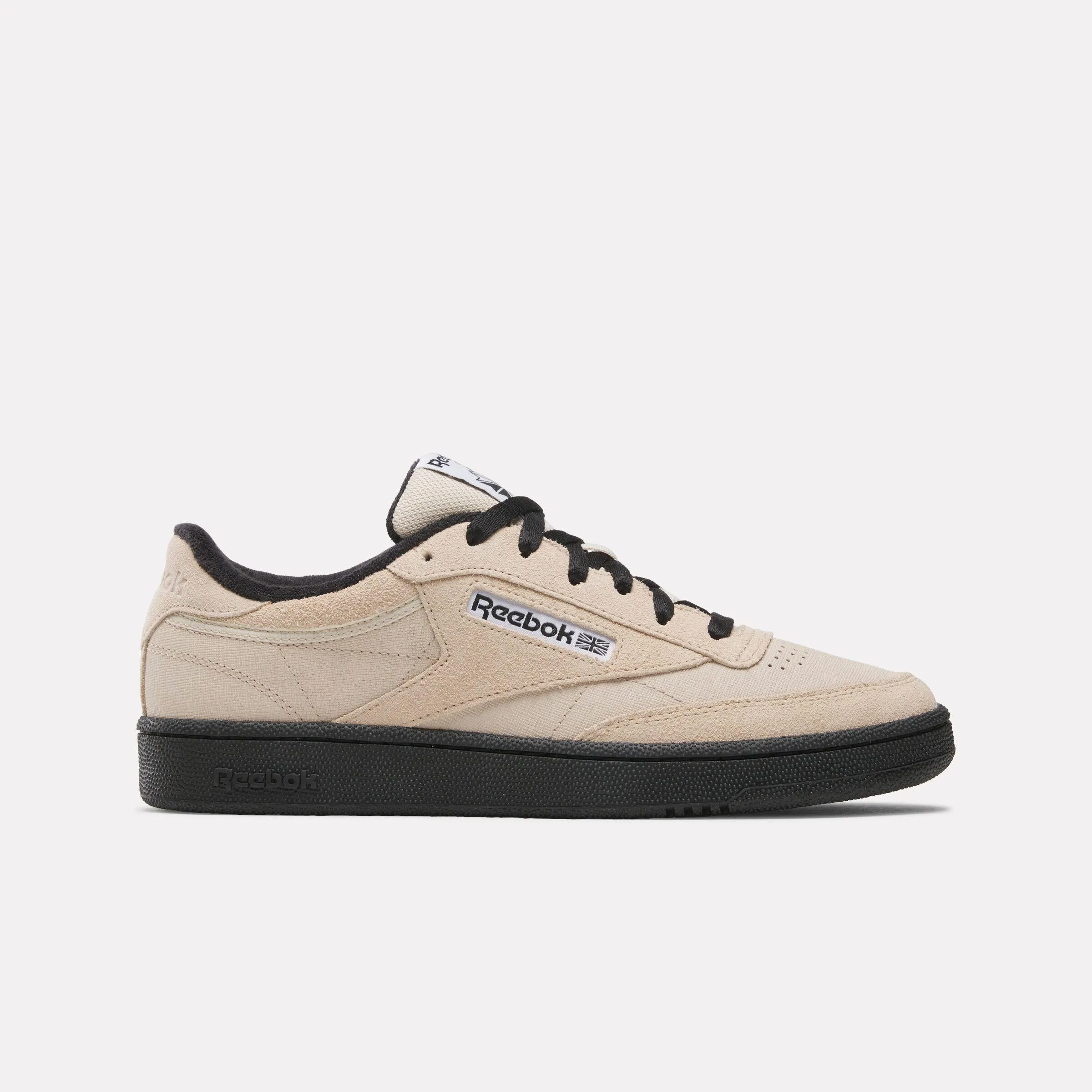 Reebok Footwear Men Club C 85 Shoes TAPIOCA/BLACK/WHITE