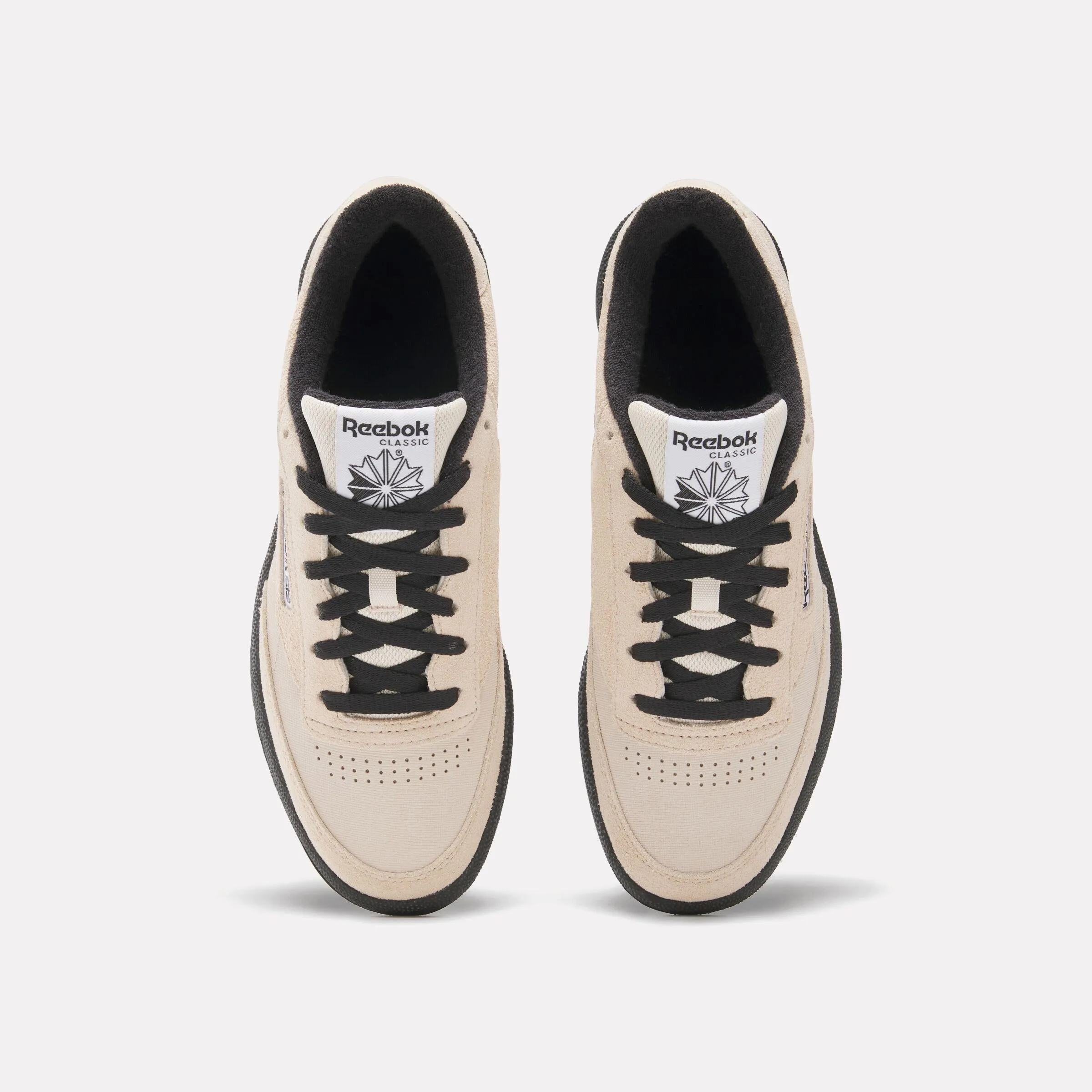 Reebok Footwear Men Club C 85 Shoes TAPIOCA/BLACK/WHITE