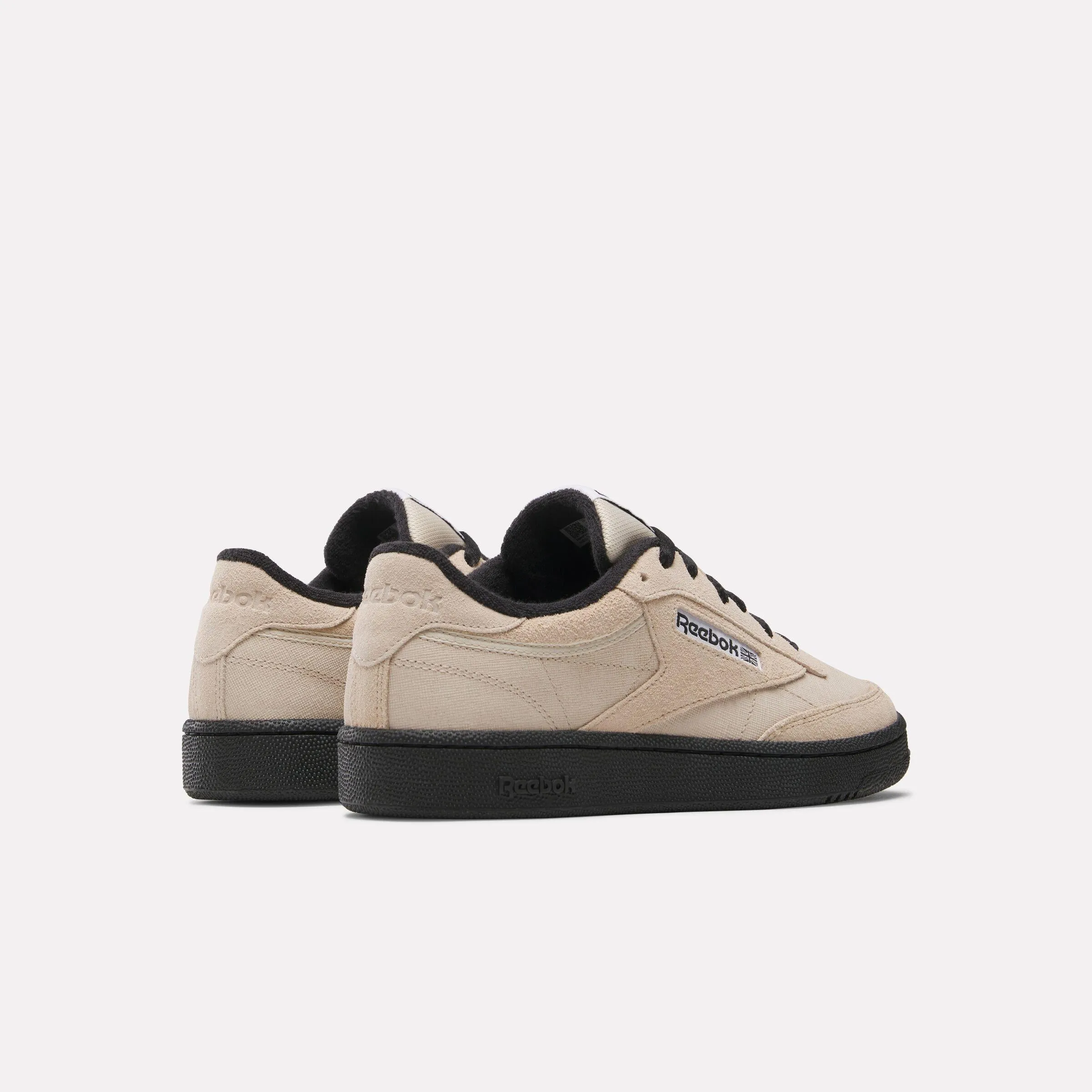 Reebok Footwear Men Club C 85 Shoes TAPIOCA/BLACK/WHITE