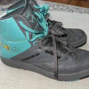 Reebok Jean Paul Basquiat-Size 12. Teal/Gray/Yellow. Gently Used. Great Cond