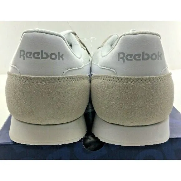 Reebok Men's Classic Royal Nylon Running Shoe BD1552 White Grey Size 14 &amp; 15 NWD